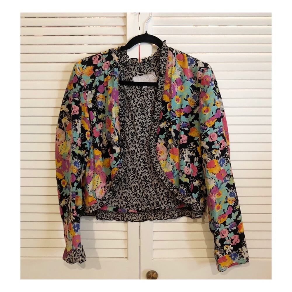 Vintage Floral Cottagecore Lightweight Jacket